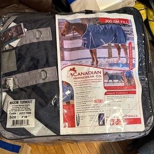 Canadian Horsewear horse winter Turnout Blanket 75 & 78